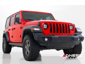 Jeep Wrangler JL Side Steps - Power Running Boards - Rough Country - E-Boards - Lighted